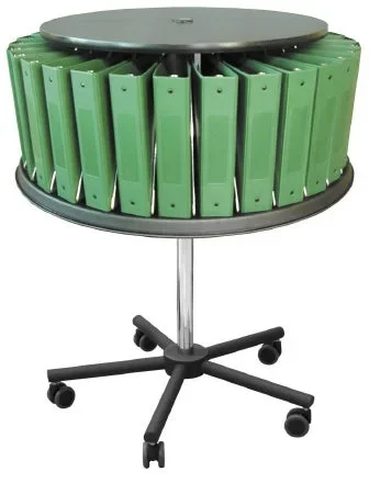 Omnimed Omnicart Chart Carousels 90 Pockets Black – 264607