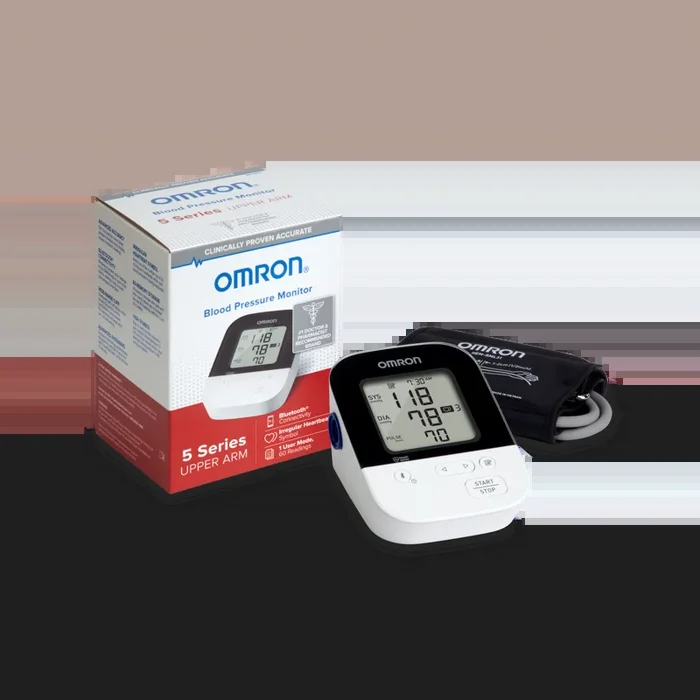 Omron 5 Series Wireless Upper Arm Blood Pressure Monitor – 60 Readings