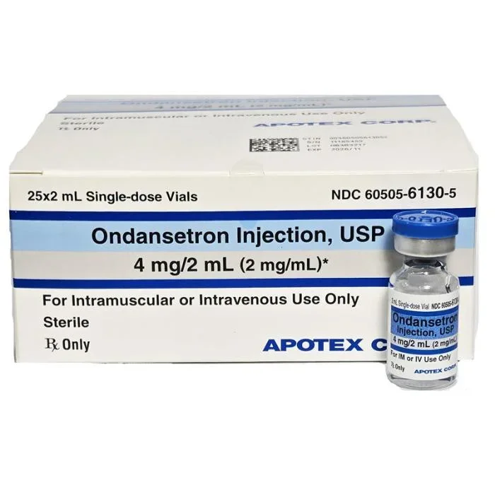 Ondansetron Injection 4 mg per 2 mL Single-Dose Vials by Apotex (Rx)