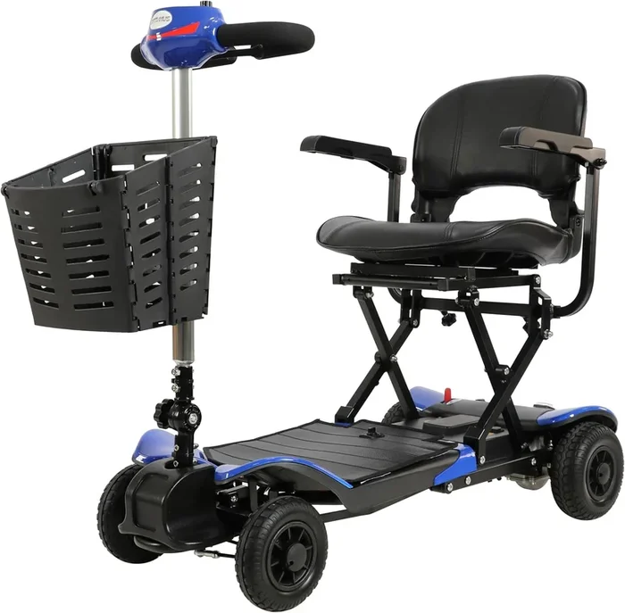Optimus Automatic Folding Mobility Scooter – Weighs 52 lbs