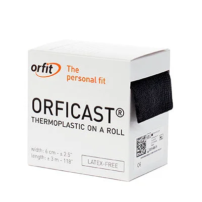 Orficast Thermoplastic Tape, 2″ x 9′, Black, Case of 6 – 24-5603-6