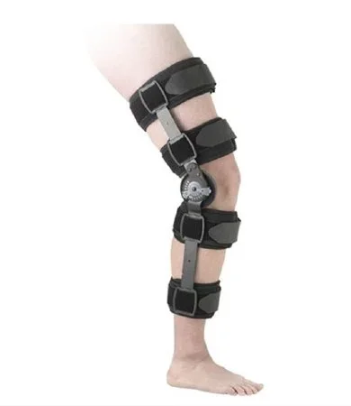 Ossur Innovator Cool Hinged Knee Brace Regular Wraparound / Hook and Loop Closure Up to 27 Inch Circumference 24 Inch Length Left or Right Knee – 403100