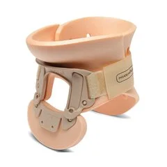Ossur Rigid Cervical Collar Ossur® Philadelphia® Preformed Adult One Size Fits Most Two-Piece / Trachea Opening Adjustable Height 10 to 19 Inch Neck Circumference, 1/EA
