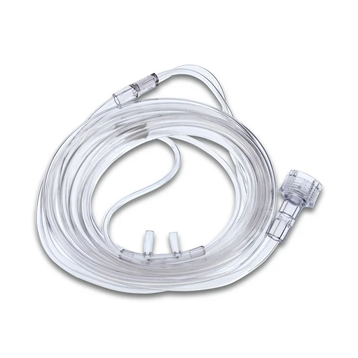 Over-the-Ear Nasal Cannula with Universal Connector, Smooth, Adult, 7′ Tubing