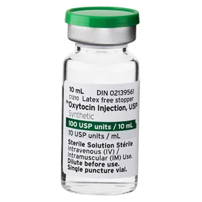 Oxytocin Injection 100 USP Units Per mL Mutiple Dose Vial 10 mL x 25/Tray (RX)