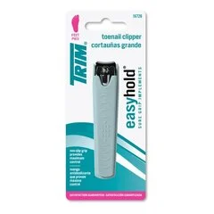 Pacific World Corp Toenail Clippers Easy Hold Thumb Squeeze Lever, 144 EA/CS