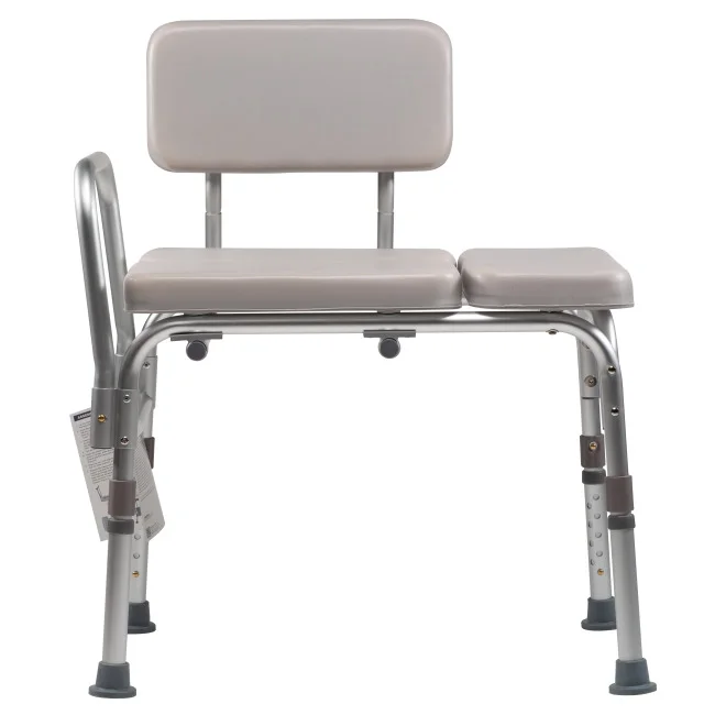 Padded Tub Transfer Bench, Gray, 1pc/box,4box/cs