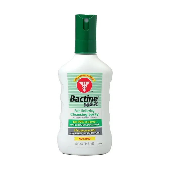 Pain Relieving Antiseptic Bactine MAX Cleansing Spray Topical Liquid