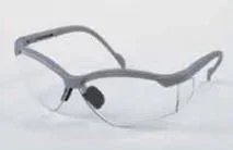 Palmero ProVision See-Breez Safety Glasses Clear Tint Polycarbonate Lens Platinum Frame Over Ear One Size Fits Most – 3560PL