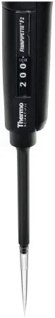 PANTek Technologies LLC Finnpipette F2 Variable Volume Micropipette 2 to 20 μL 0.02 μL Graduation Increments – 4642050