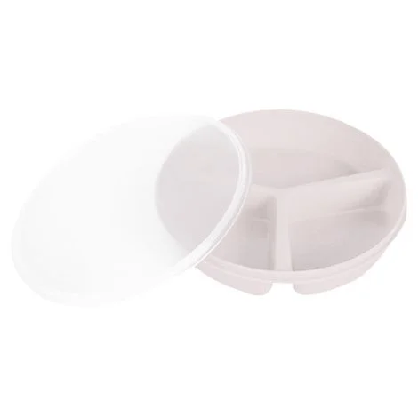 Partitioned Scoop Dish With Lid