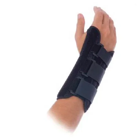 Patterson Medical Supply Form Fit Wrist Brace Lycria Left Hand Black Small – 92722002