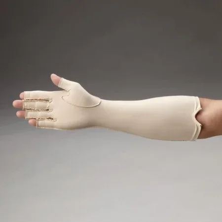 Patterson Medical Supply Rolyan Compression Glove Full Finger Large Forearm Length Left Hand Lycra / Spandex – 81569201