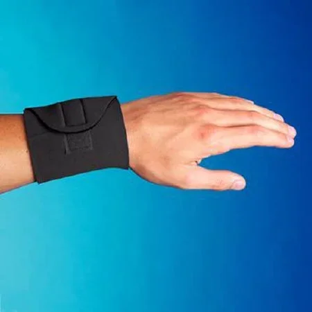 Patterson Medical Supply Rolyan Wrist Band Neoprene / Nylon Black One Size Fits Most – 780701