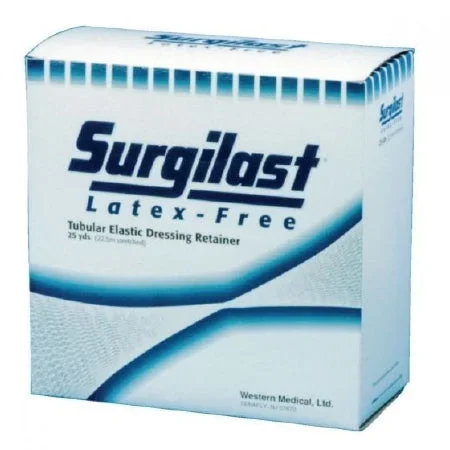 Patterson Medical Supply Surgilast Elastic Tubular Dressing Retainer Head, Shoulder, Thigh, Roll 25-1/2 Inch Working Stretch X 25 Yards Size 6, Large – 55470207