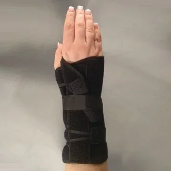 Patterson Medical Supply Wrist Brace Left Hand Black One Size Fits Most – 81536424