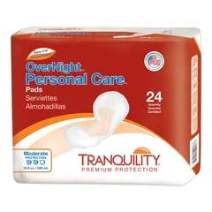 PBE Tranquility® Personal Care Pads, 16.5 x 7.5, 96/CS