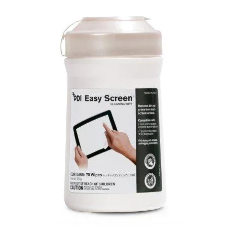 PDI Easy Screen Surface Cleaning Wipe 70% Alcohol – 70 Count