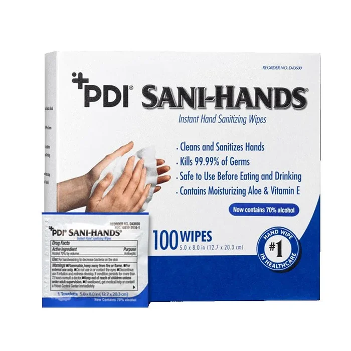 Pdi Sani-Hands Instant Hand Sanitizing Wipes