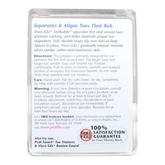 Pedifix Toe Spacer Visco-GEL® Toe Buddy One Size fits Most Pull-On Toe, 1 EA/PK - Image 2