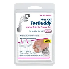 Pedifix Toe Spacer Visco-GEL® Toe Buddy One Size fits Most Pull-On Toe, 1 EA/PK