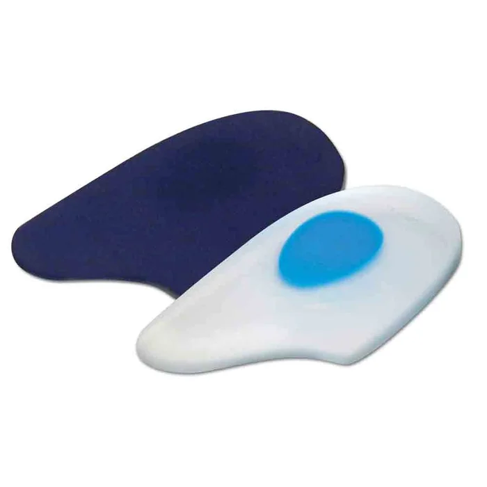 PediFix Visco-GEL Posted Heel Pad, Soft Spur Spot Visco-Gel Posted Heel Pad, Soft Spur Spot, Uncovered, Small, Pair – 65624