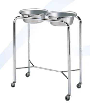 Pedigo Products Solution Stand 7 Quart 2 Basin Shelf Base 34 Inch 28 Inch – P-1079-SS