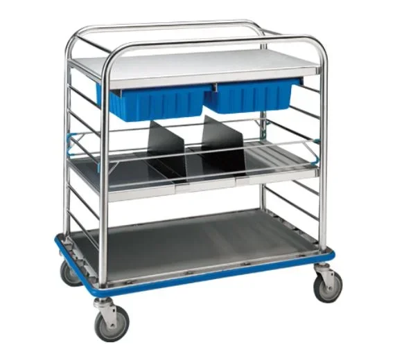 Pedigo Products Utility Cart Stainless Steel 26-1/8 X 50-5/8 X 58 Inch – CDS-148-C