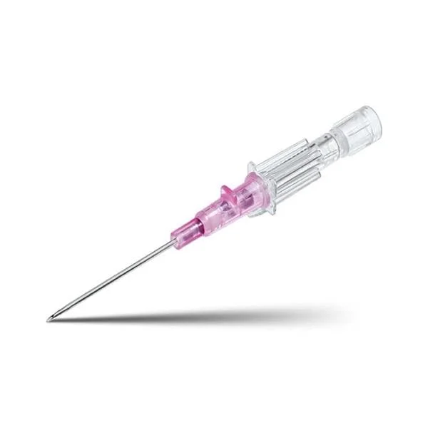 Peripheral IV Catheter Introcan Safety2 20 Gauge 1 Inch Polyurethane Straight Hub Blood Control Passive Safety