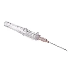 Peripheral IV Catheter ViaValve™ 20 Gauge 1-1/4 Inch Polyurethane Straight Hub Blood Control Sliding Safety, 200/CS