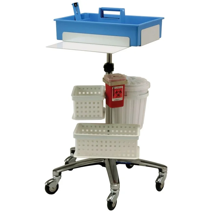 Phlebotomy Workstation Cart and Accessories 2-gal. Horiz. Drop Sharps Container Bracket only – 924461