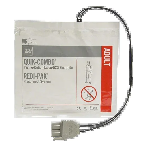 Physio-Control QUIK-COMBO Electrode w/ REDI-PAK Pre-Connect
