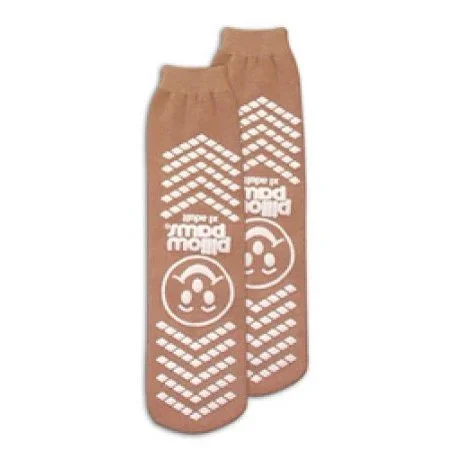 Pillow Paws Ankle High Slippers X-Large Case of 48, Tan