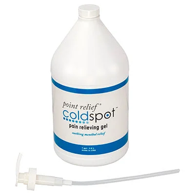 Point Relief ColdSpot Lotion – Gel Pump- 128 oz / 1 gallon – 11-0712-1