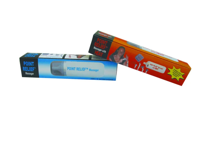 Point-Relief Mini-Massager with Heat and Accessories, 25-pack