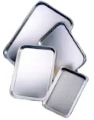 Polar Ware Instrument Tray Oblong with Rolled Bead Stainless Steel 9-13/16 X 13-11/16 Inch – 13F
