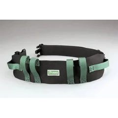 Posey Gait Belt 55 Inch Green, Black Nylon