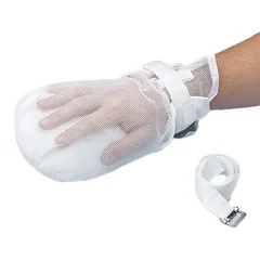 Posey Hand Control Mitt Double-Security Mitts One Size Fits Most Tie Strap 2-Strap, 2 EA/PR