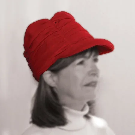 Posey Patient Protective Hat Red Medium, Large – 6041M-L