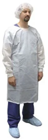 Precept Medical Products Precept Protective Procedure Gown X-Large Unisex NonSterile White – 110