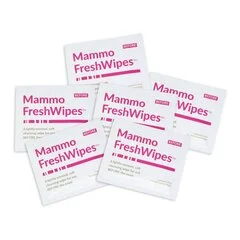 Precision Dynamic Mammography Wipe Freshwipes Individual Packet Water / Alcohol / Potassium Sorbate Scented 50 Count, 50 EA/BX - Image 2