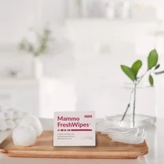 Precision Dynamic Mammography Wipe Freshwipes Individual Packet Water / Alcohol / Potassium Sorbate Scented 50 Count, 50 EA/BX - Image 3