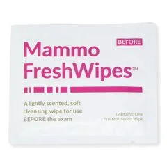 Precision Dynamic Mammography Wipe Freshwipes Individual Packet Water / Alcohol / Potassium Sorbate Scented 50 Count, 50 EA/BX