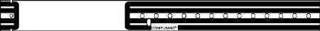 Precision Dynamics CompuBand Identification Band Write On Wristband Permanent Snap Without Legend – 7041-11-PD