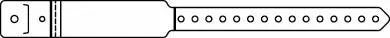 Precision Dynamics PrimeBand Identification Band Write On Wristband Permanent Snap Without Legend – 860-10-PDJ