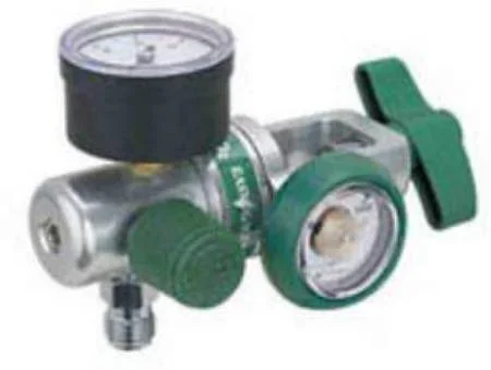 Precision Medical Easy Gauge Reg Oxygen Regulator Adjustable 0 – 15 LPM DISS Outlet CGA-870 – 168715G