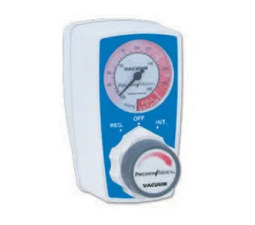 Precision Medical Precision Medical Vacuum Regulator Continuous / Intermittent 0 – 300 mmHg Tubing Nipple DISS Hand Tight Adapter – PM3303HV