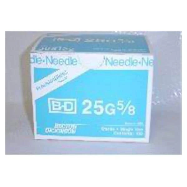 PrecisionGlide Hypodermic Needle 25gx5/8″ Blue Cnvntnl Low Dead Space