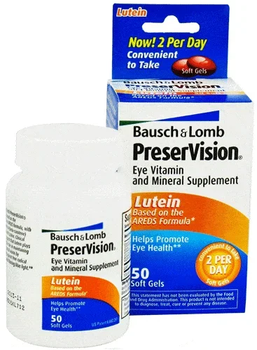 PreserVision Eye Vitamin AREDS Lutein Formula 50 Softgels