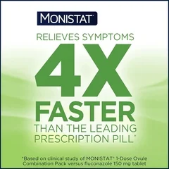 Prestige Medical Vaginal Antifungal Monistat® 3 4% Strength Suppository 3 per Box Bottle - Image 2